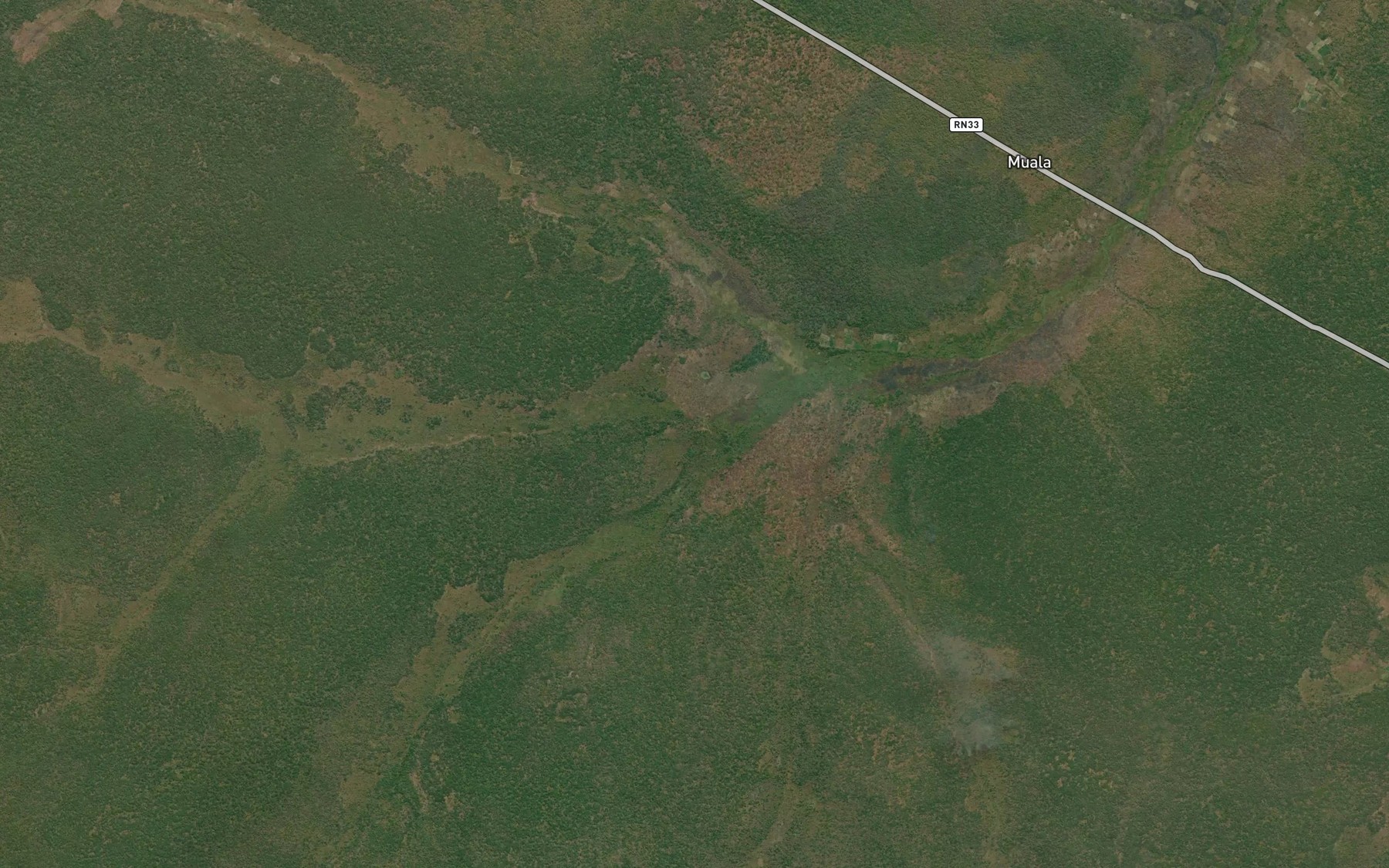 Satellite map of the Beya