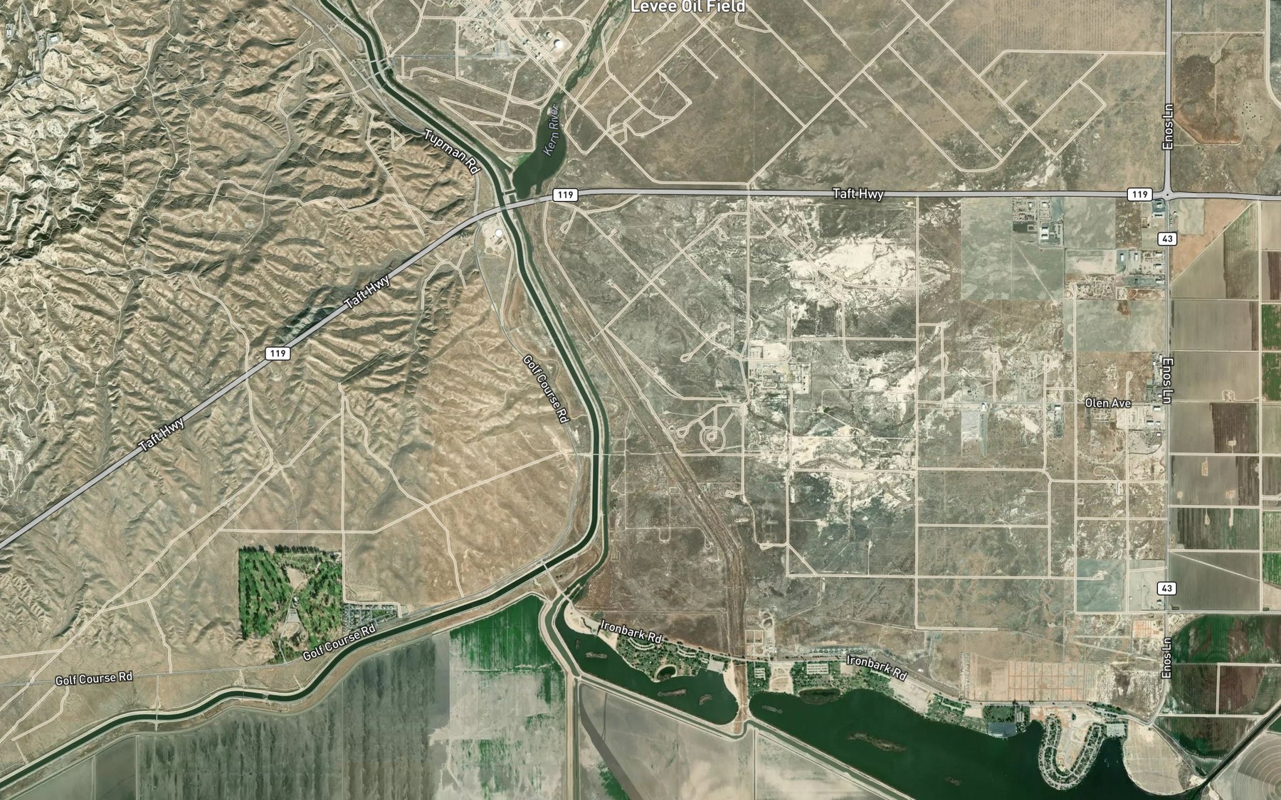 Satellite map of the Inlet Canal
