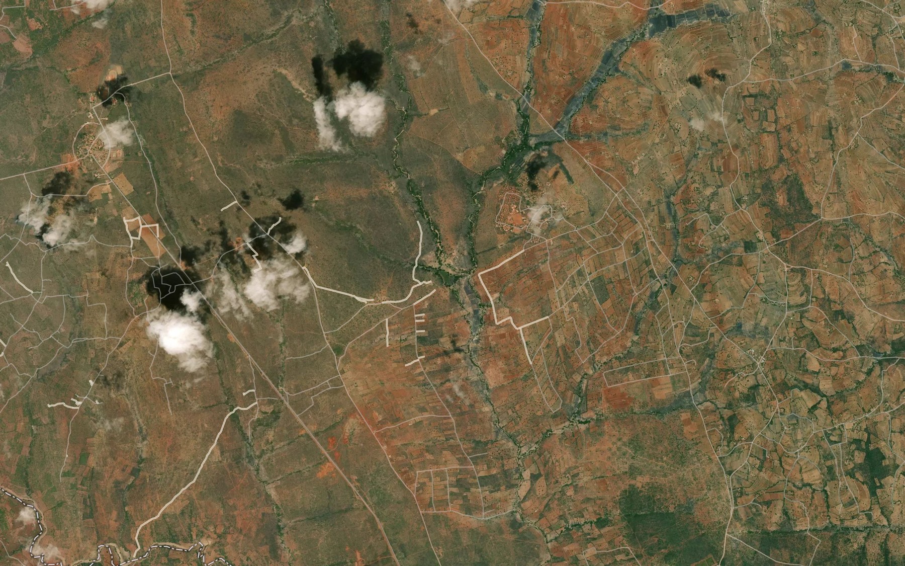 Satellite map of the Nduiu Dam