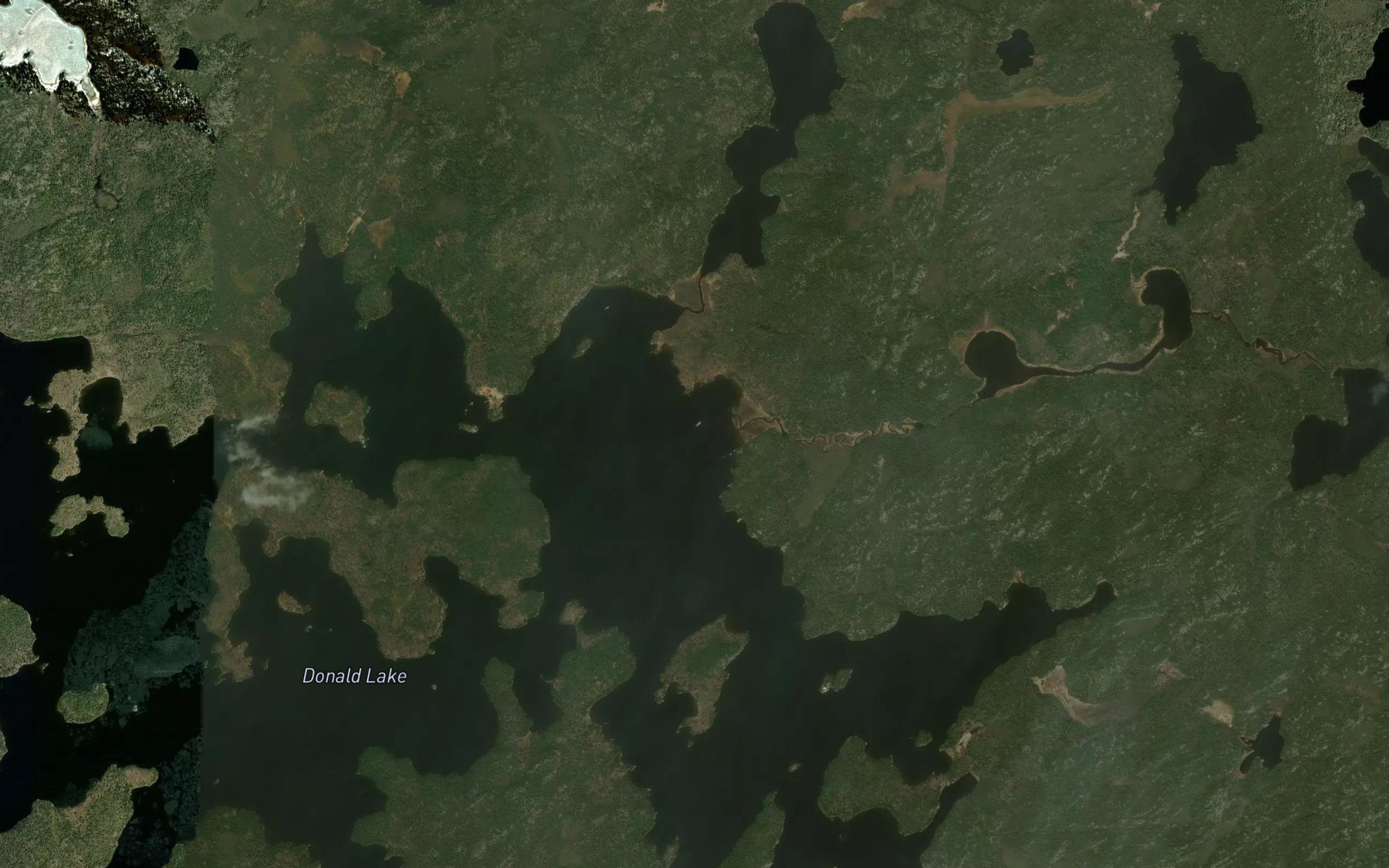 Satellite map of the Royd Creek