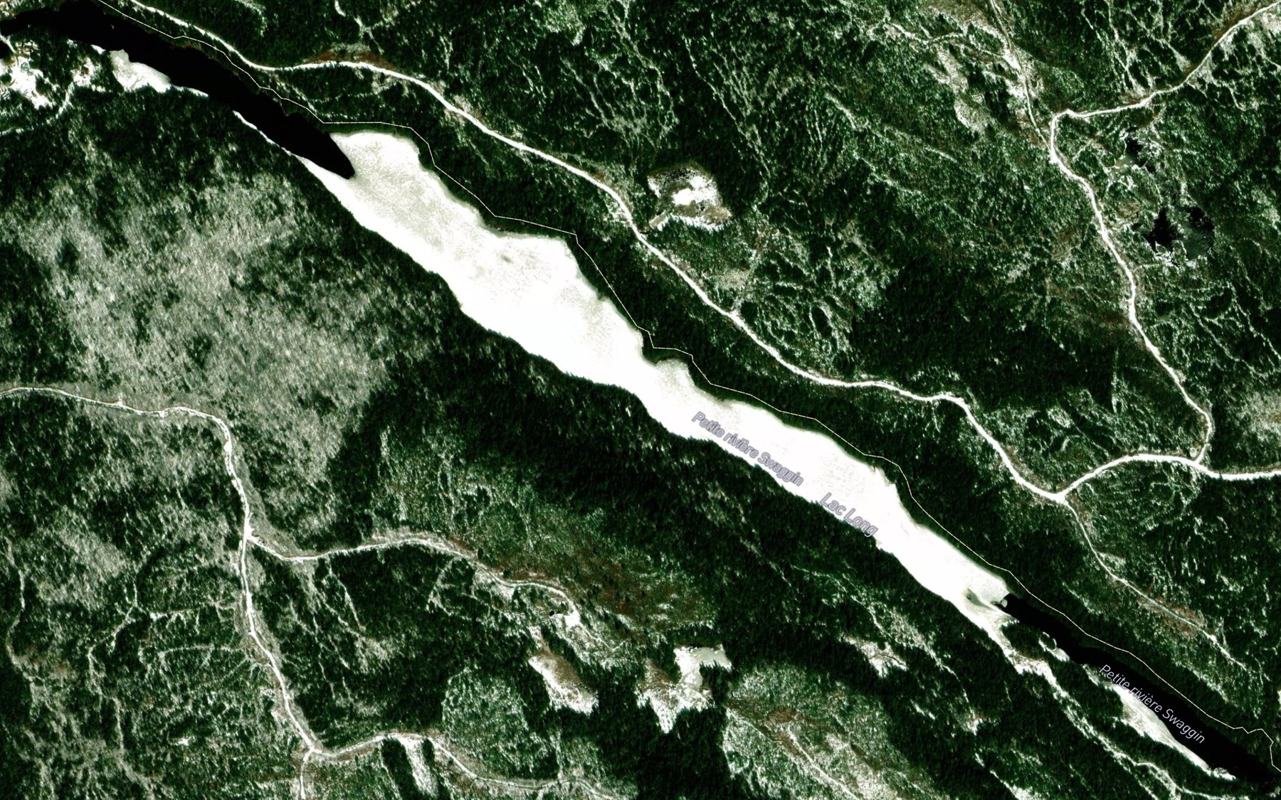 Satellite map of the Lac Long