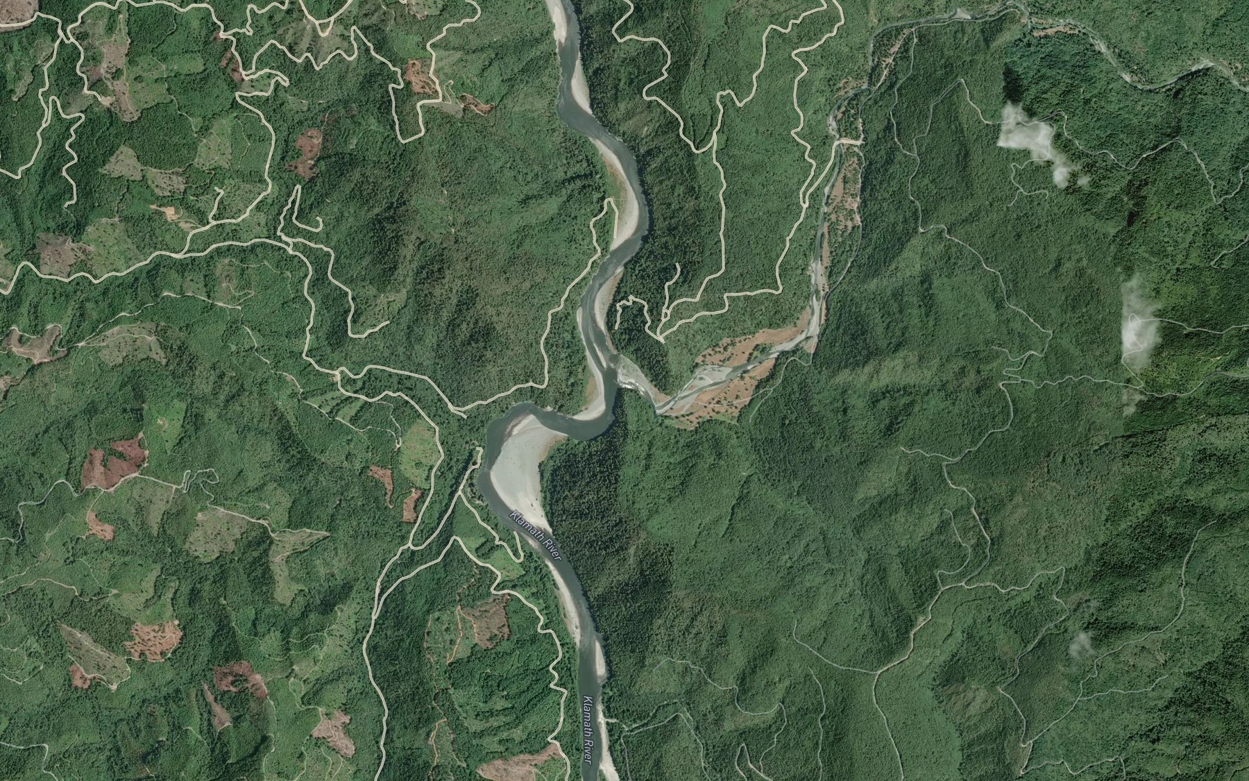 Satellite map of the Pularvasar Creek