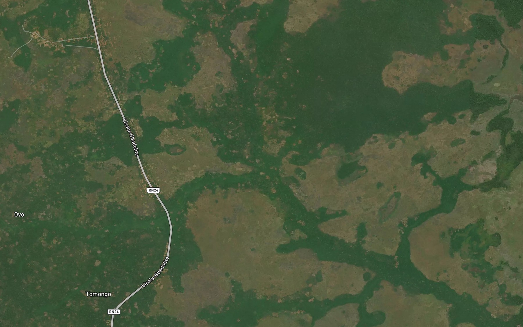 Satellite map of the Dia