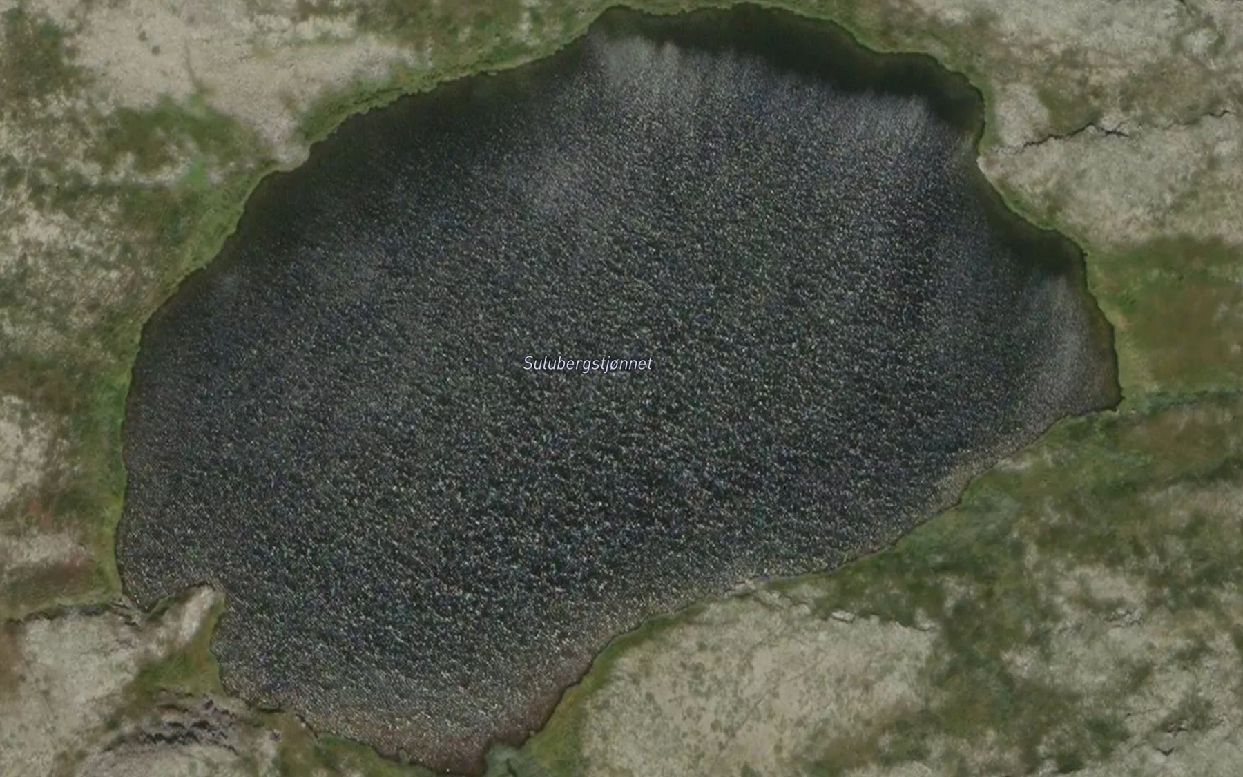 Satellite map of the Sulubergstjonnet