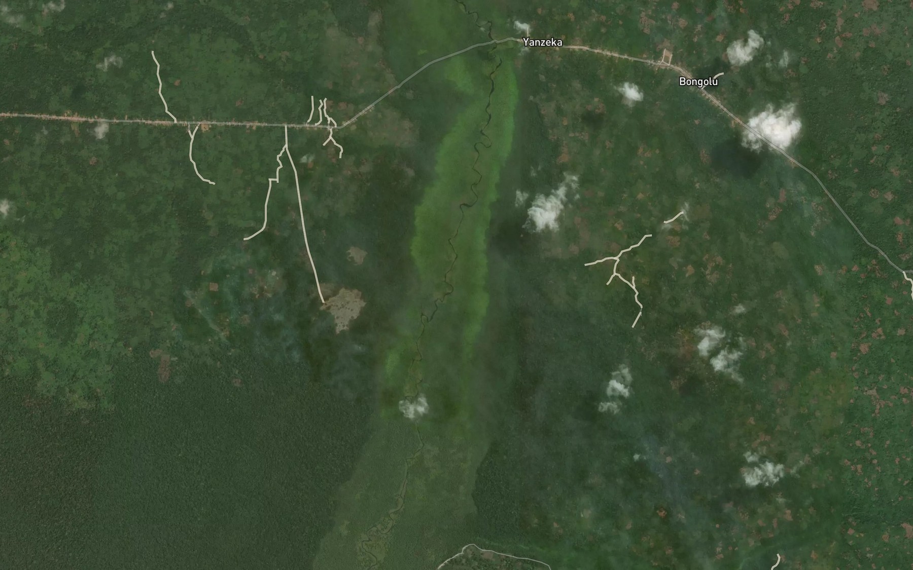 Satellite map of the Mandjiku