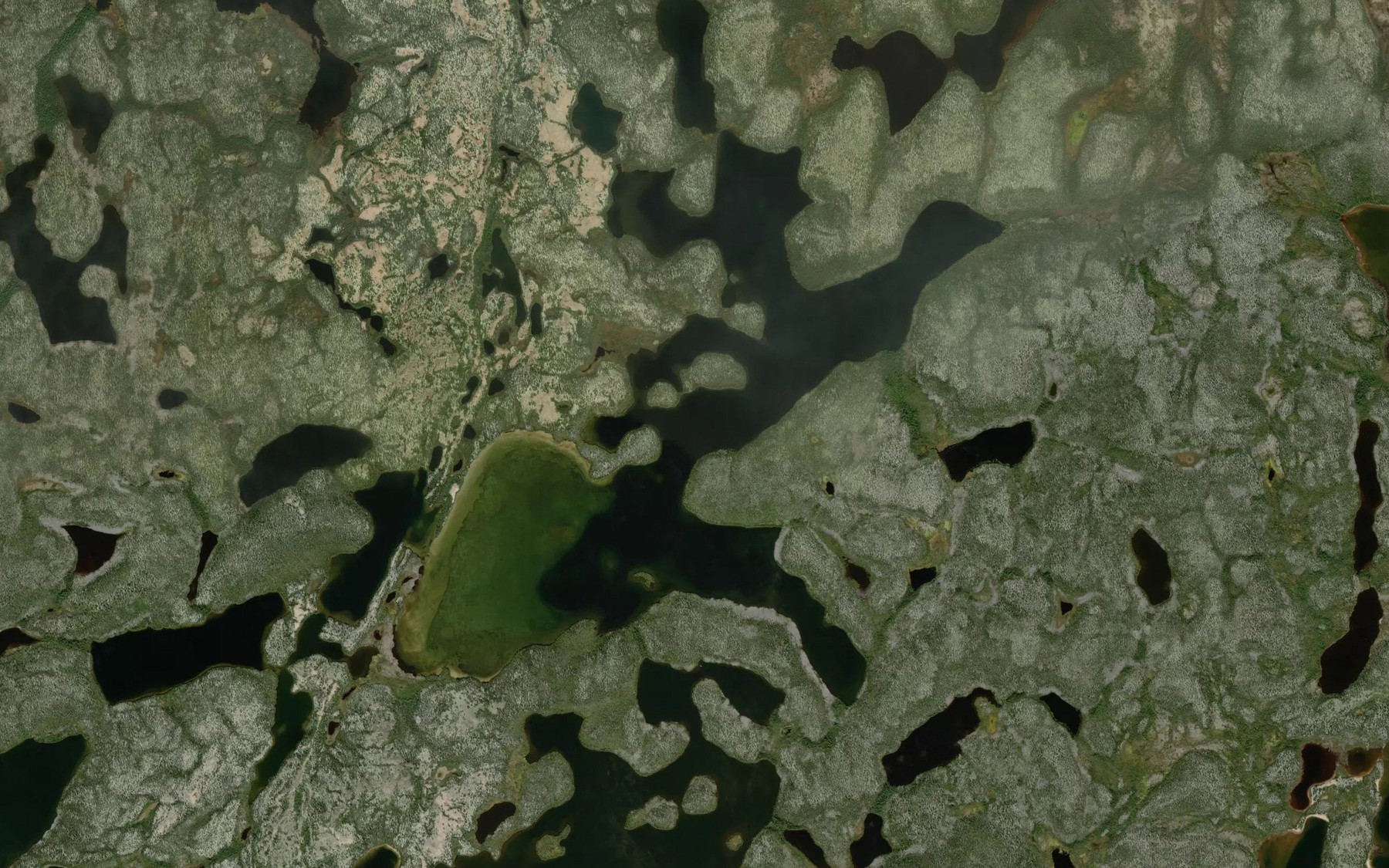 Satellite map of the Macksimchuk Lake