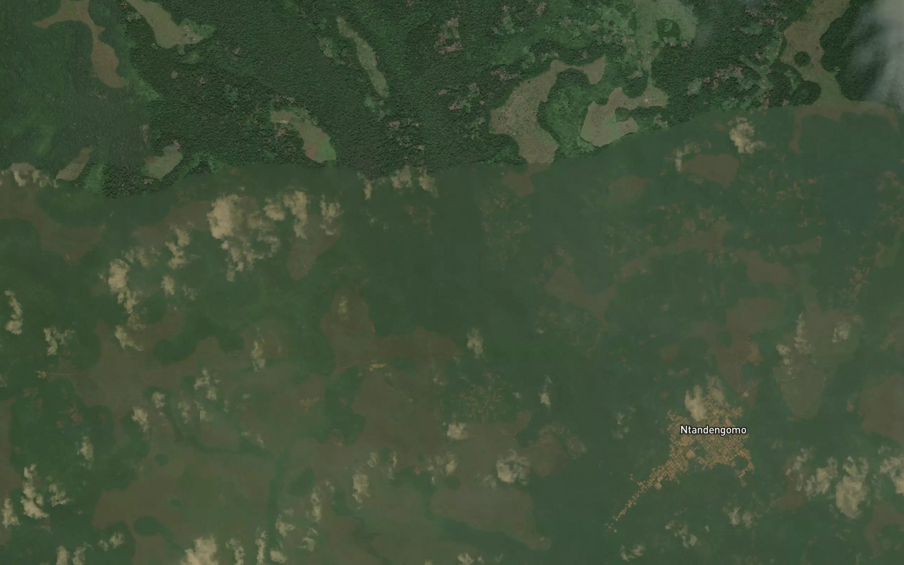 Satellite map of the Laya