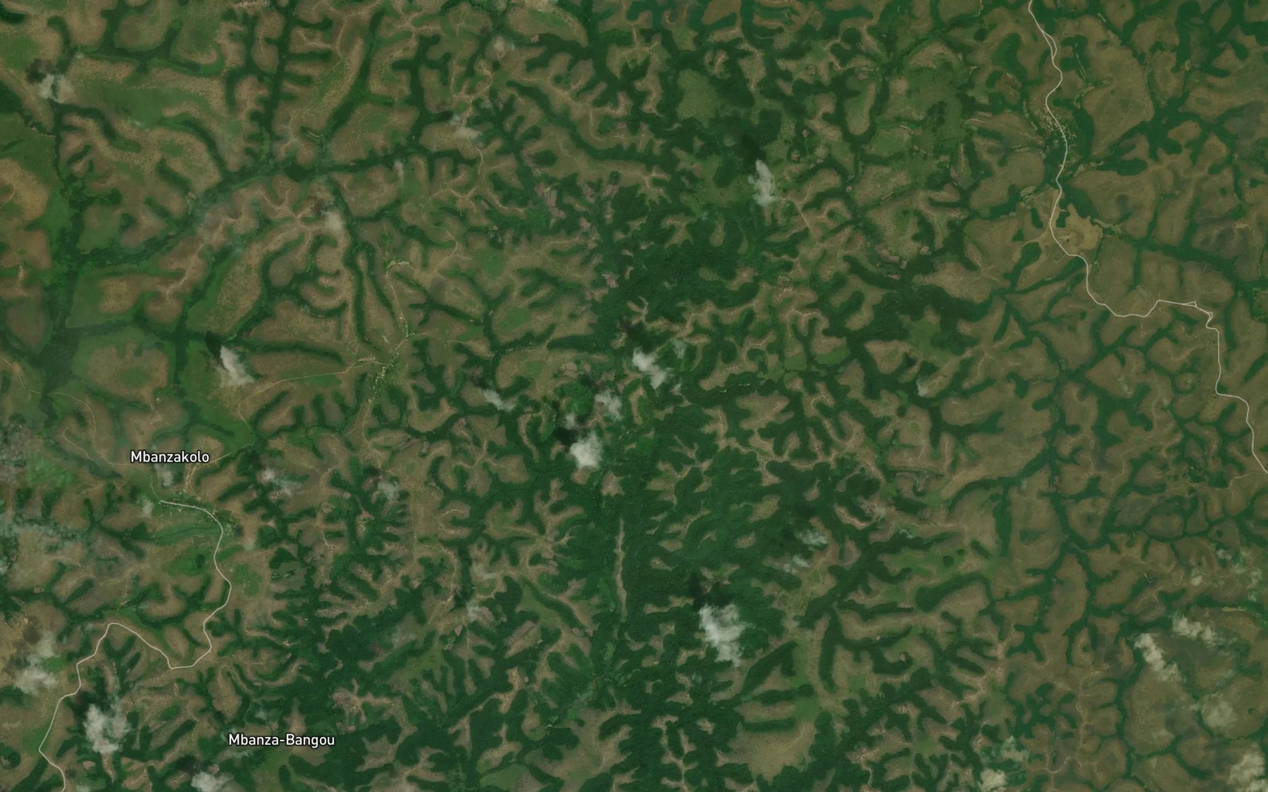 Satellite map of the Mango