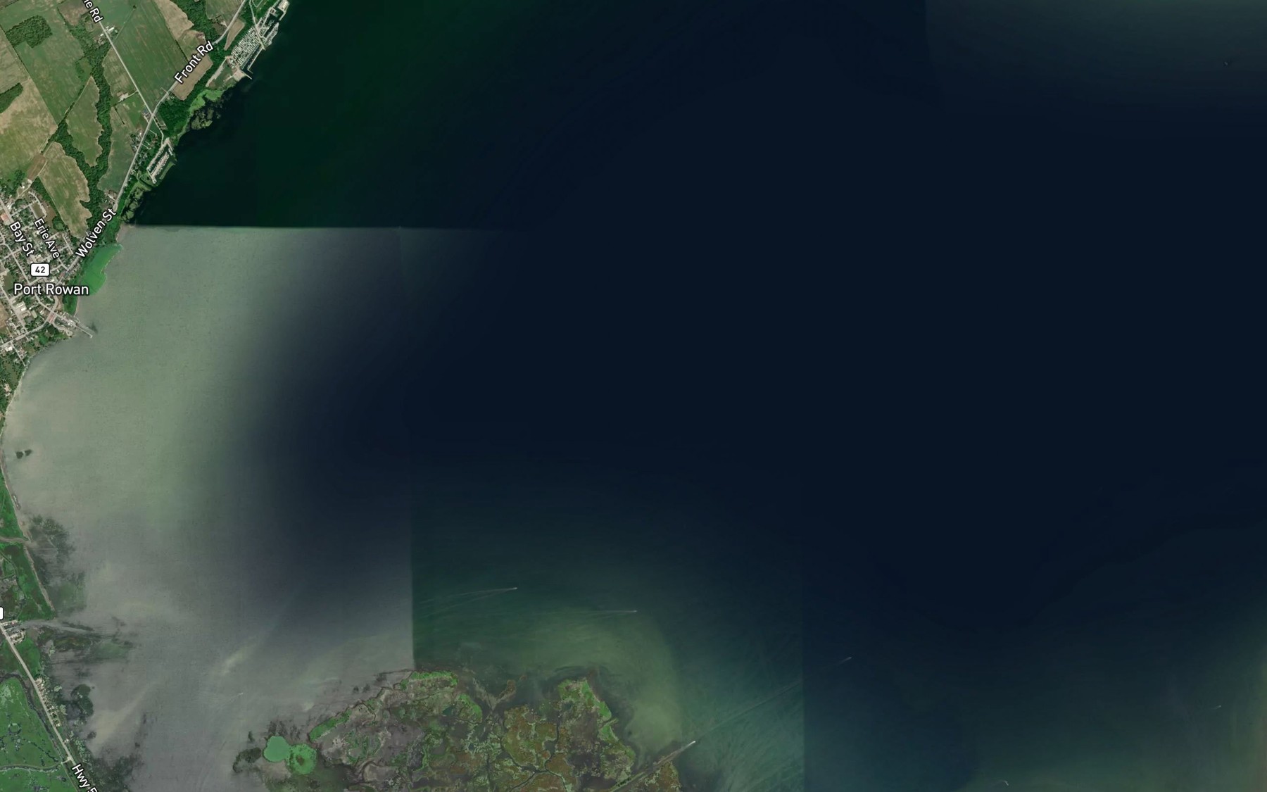 Satellite map of the Inner Bay