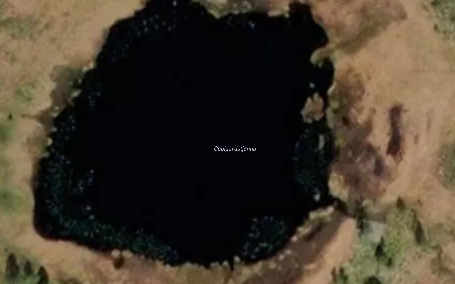 Satellite map of the Opigardstjonna
