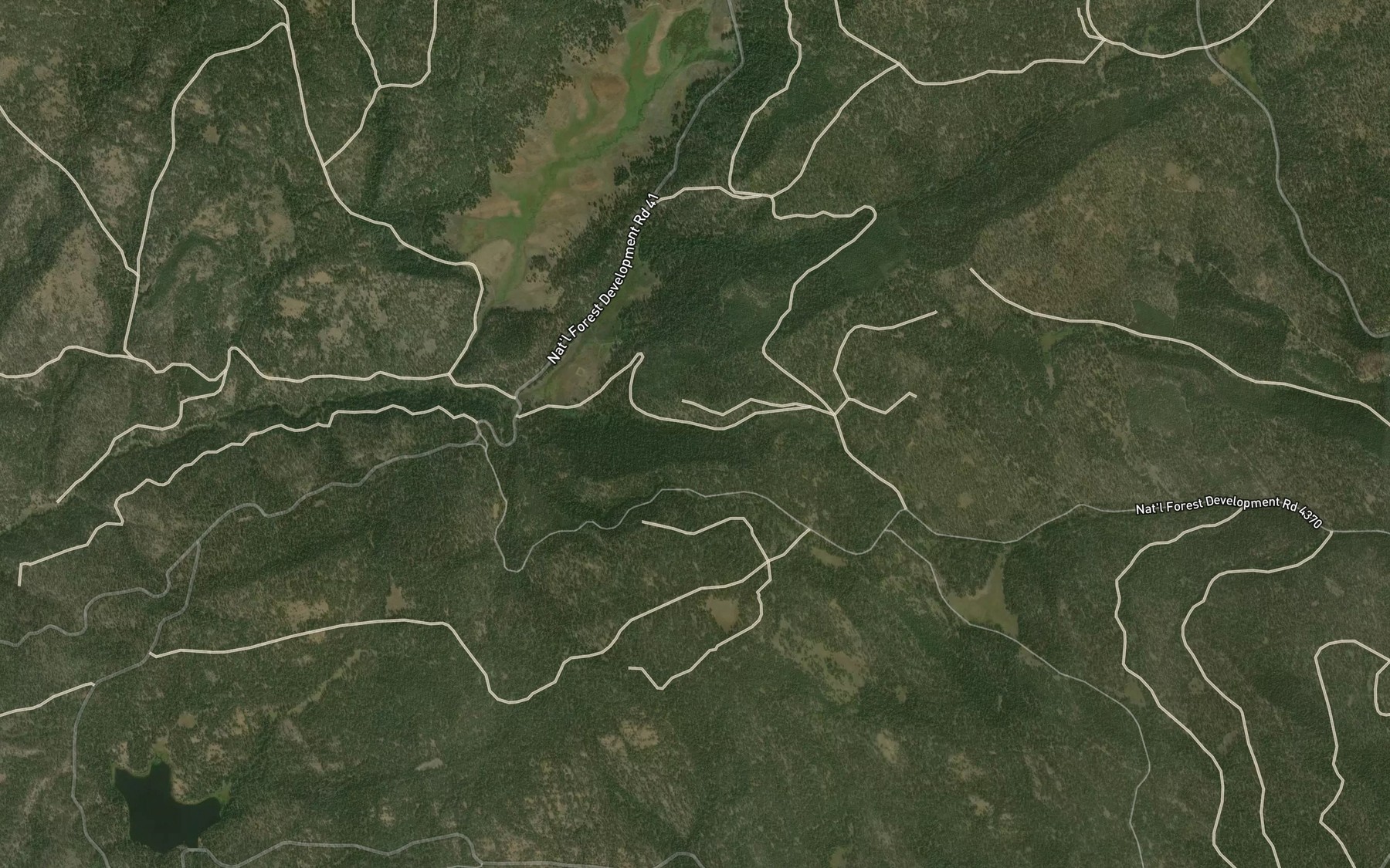 Satellite map of the Culvert Spring
