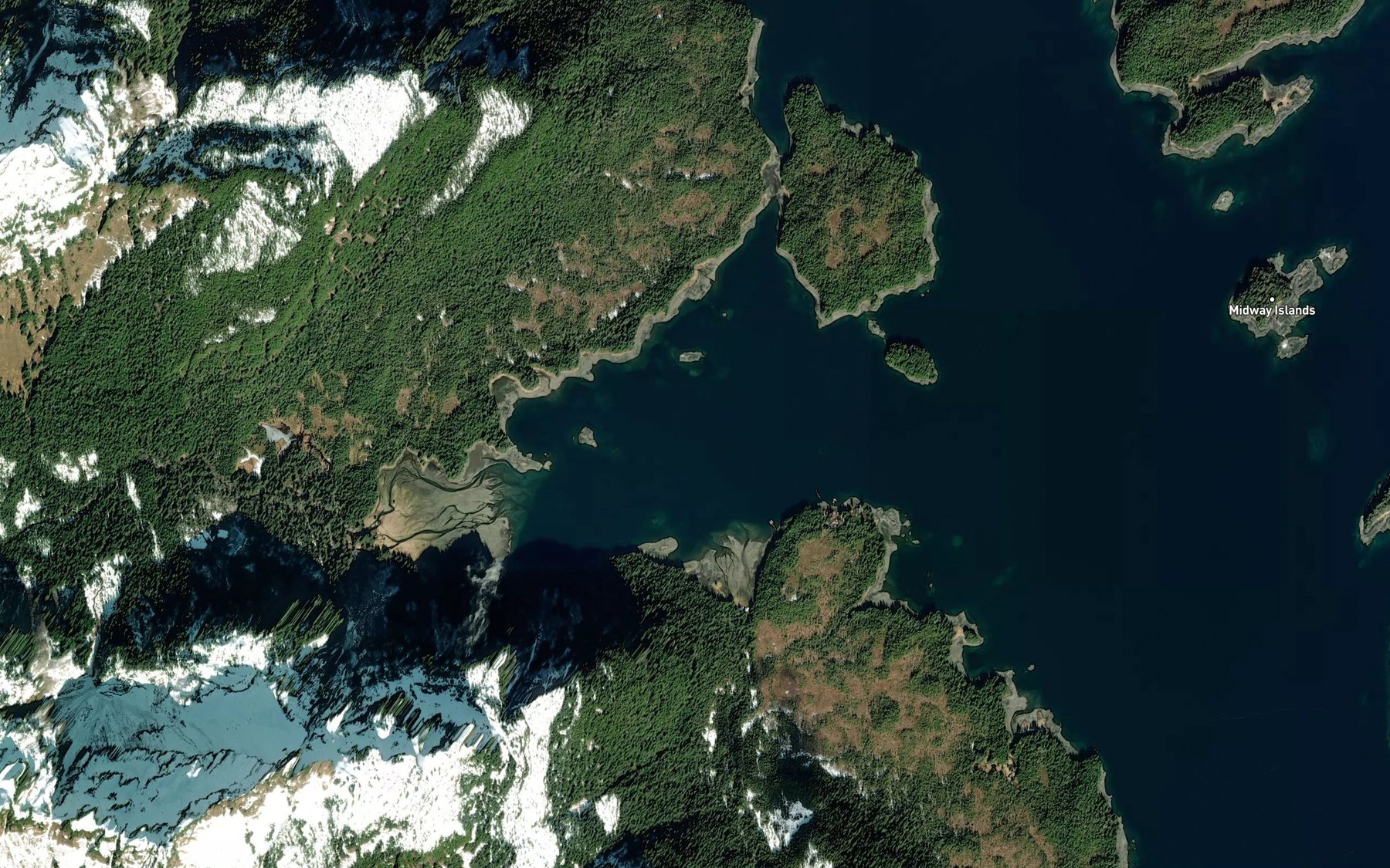 Satellite map of the Cannery Cove