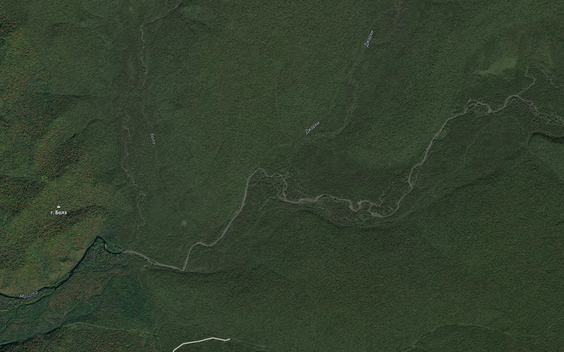 Satellite map of the Dzharkhi