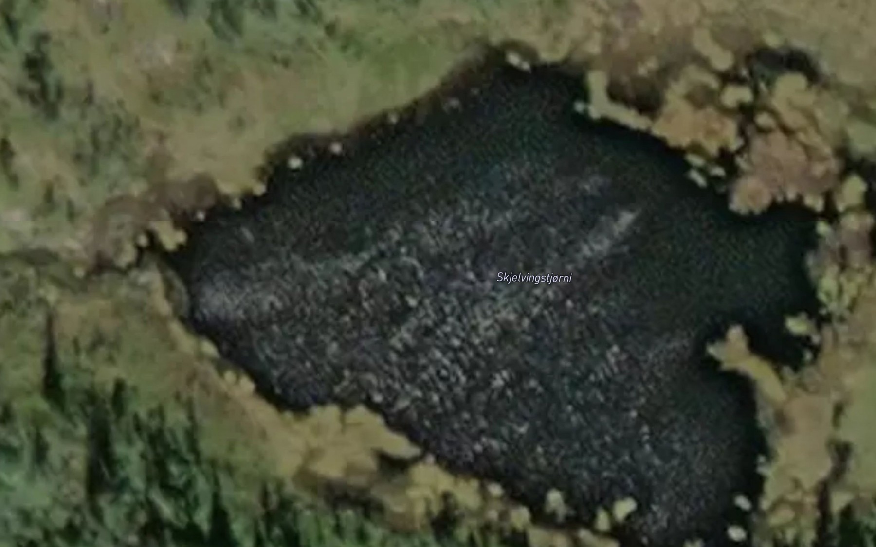 Satellite map of the Skjevlingtjorni