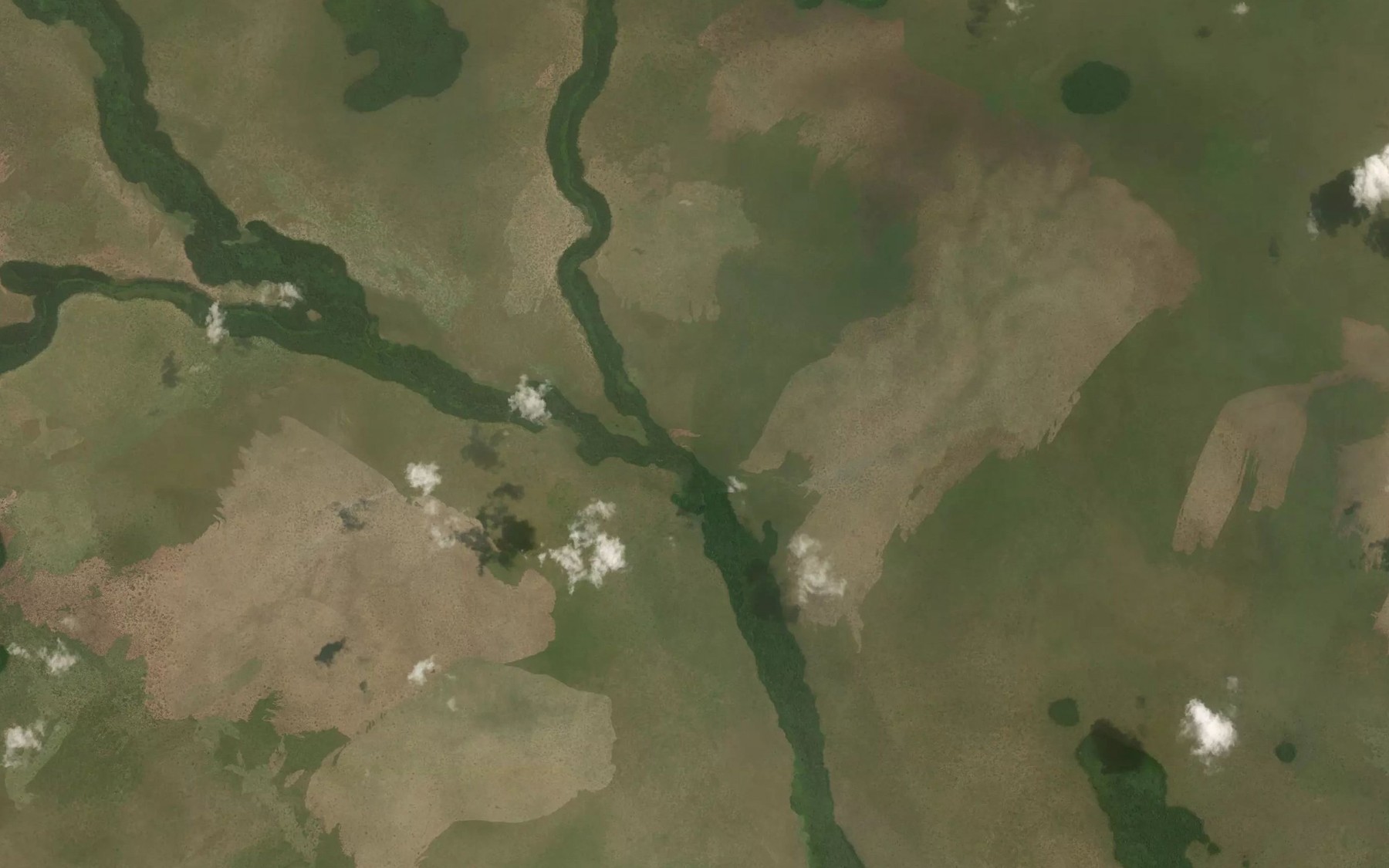 Satellite map of the Louankou