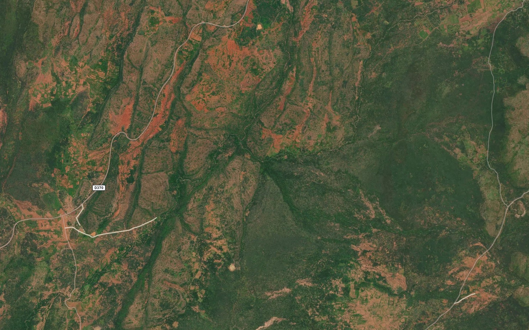 Satellite map of the Kabarmel