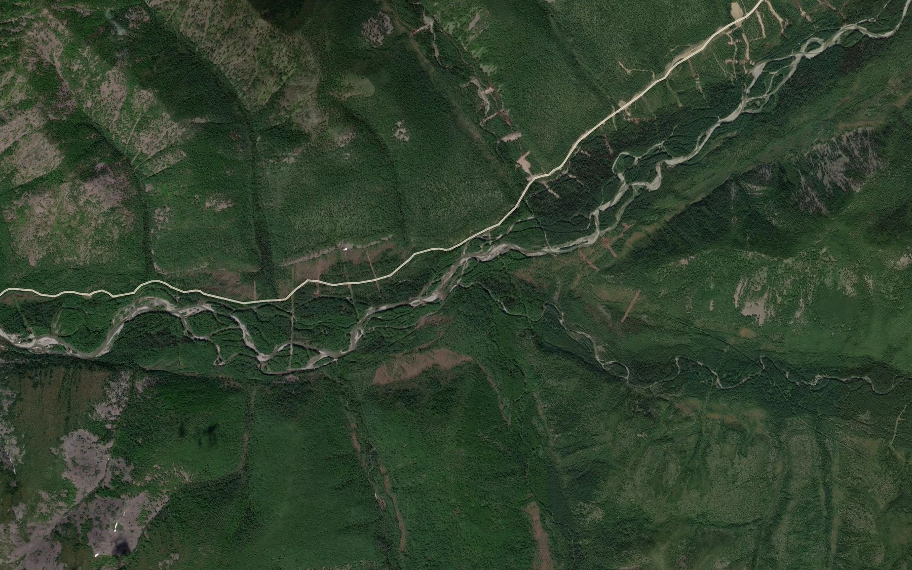 Satellite map of the Nalek