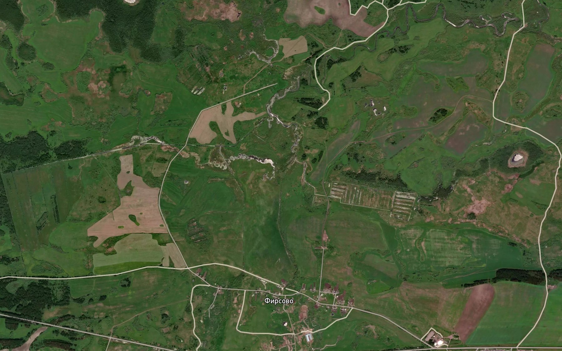 Satellite map of the Polikhina