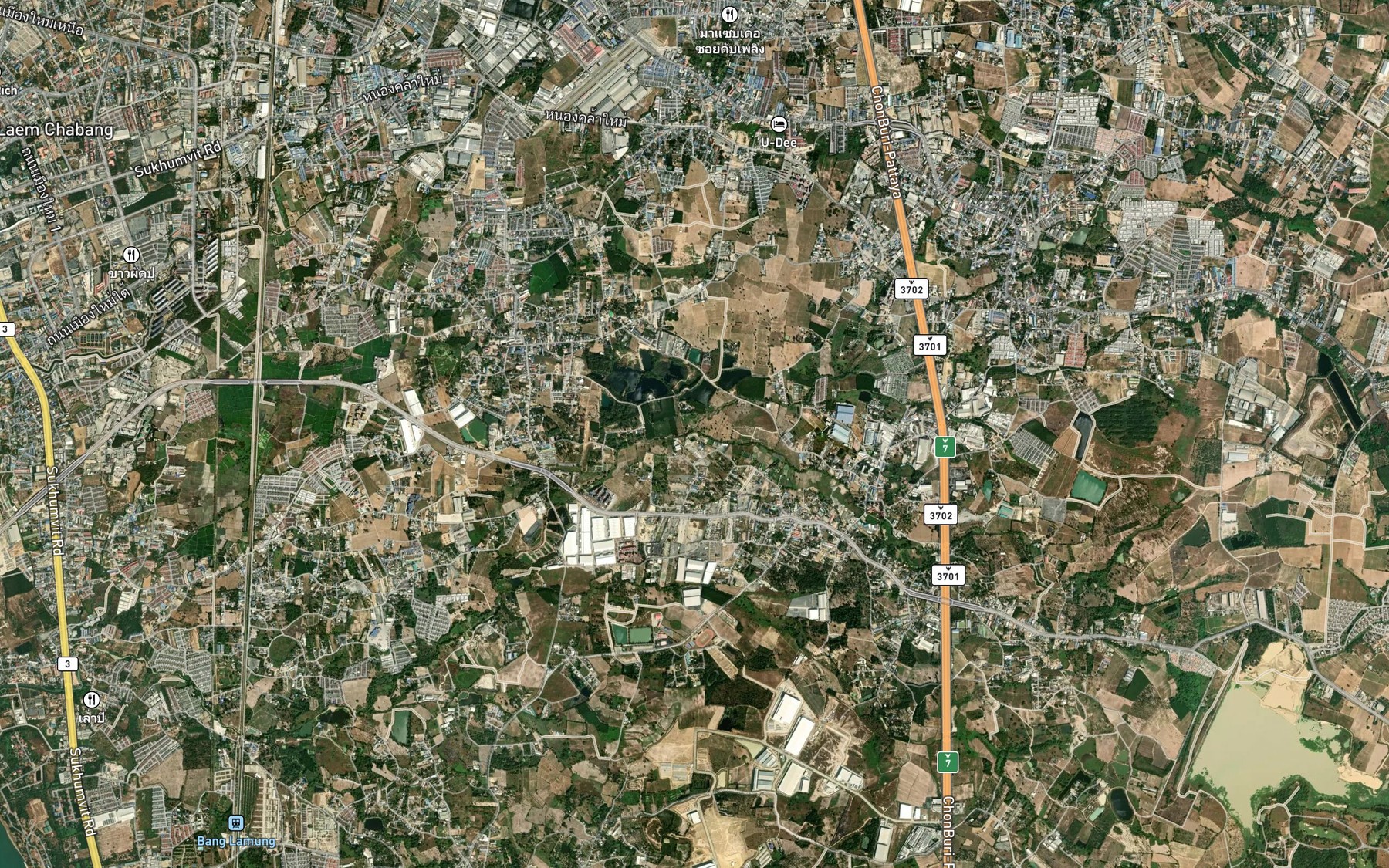 Satellite map of the Huai Phakkut
