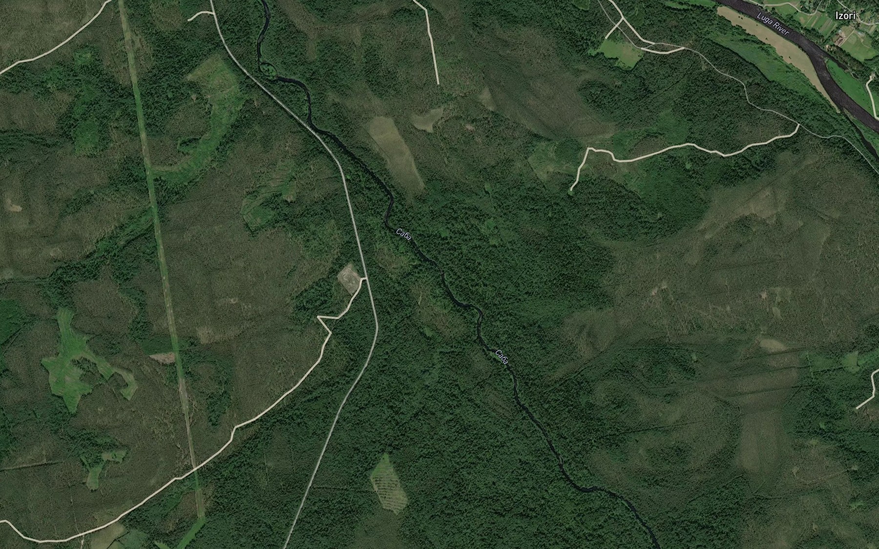 Satellite map of the Borskoy