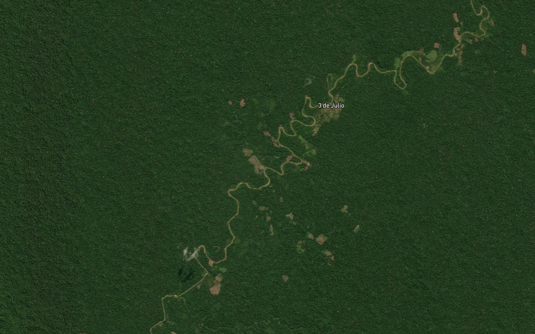 Satellite map of the Quebrada Anuje