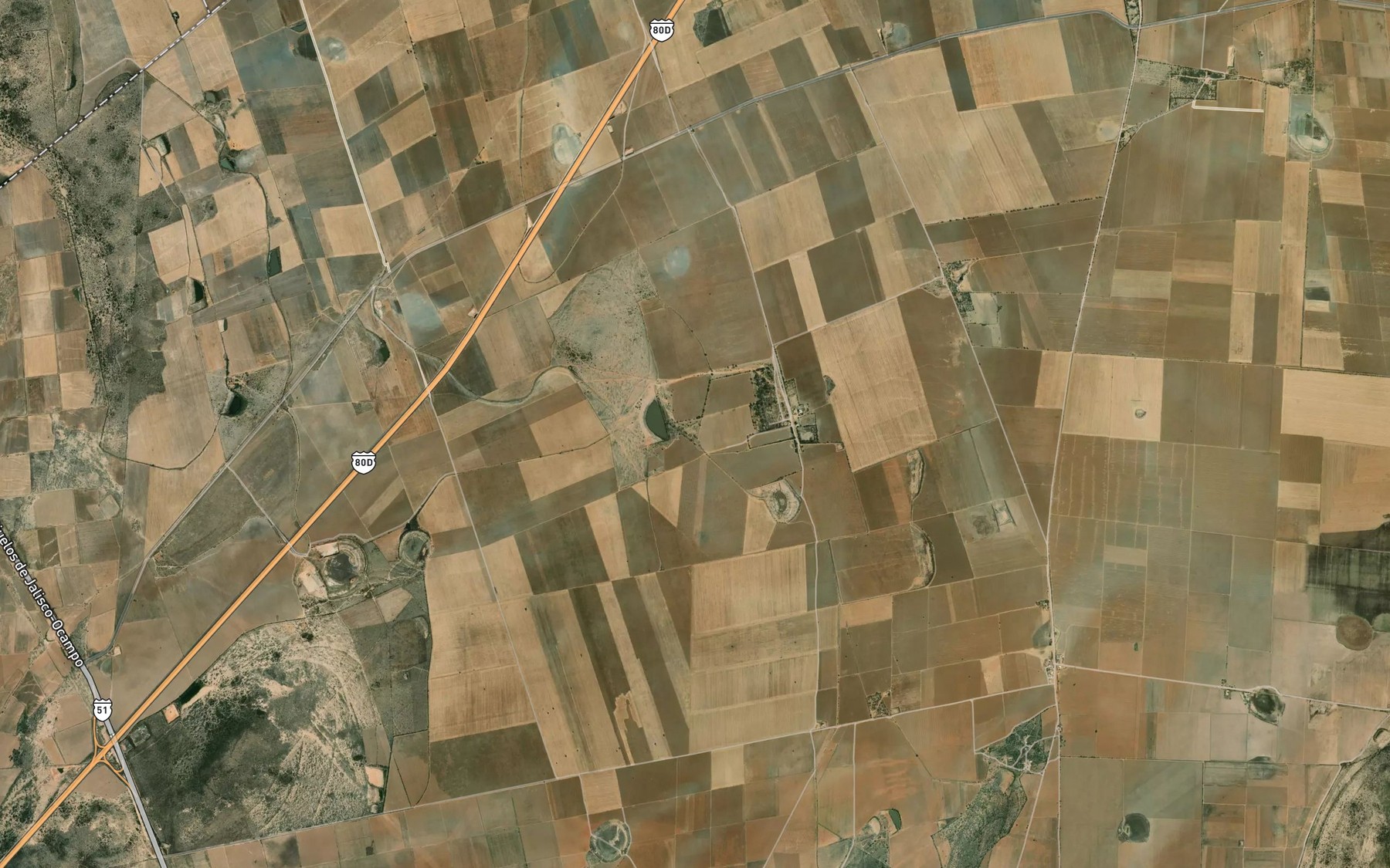 Satellite map of the Los Magueycitos