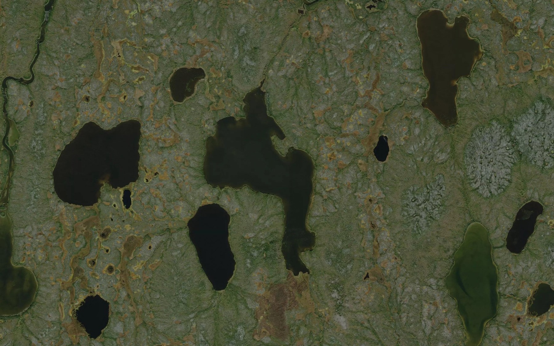 Satellite map of the Lawson Lake