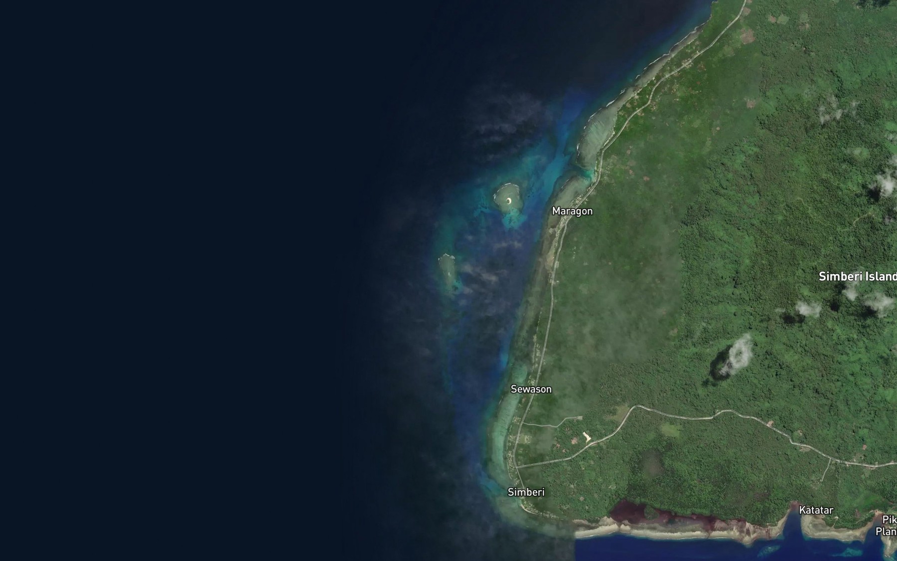 Satellite map of the Marwiu Bank