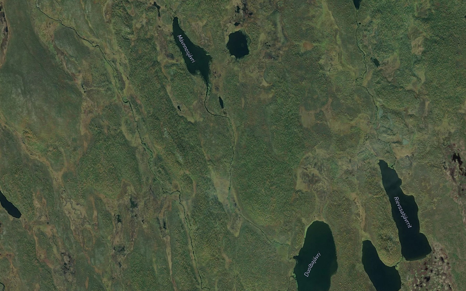 Satellite map of the Mavnusjakka