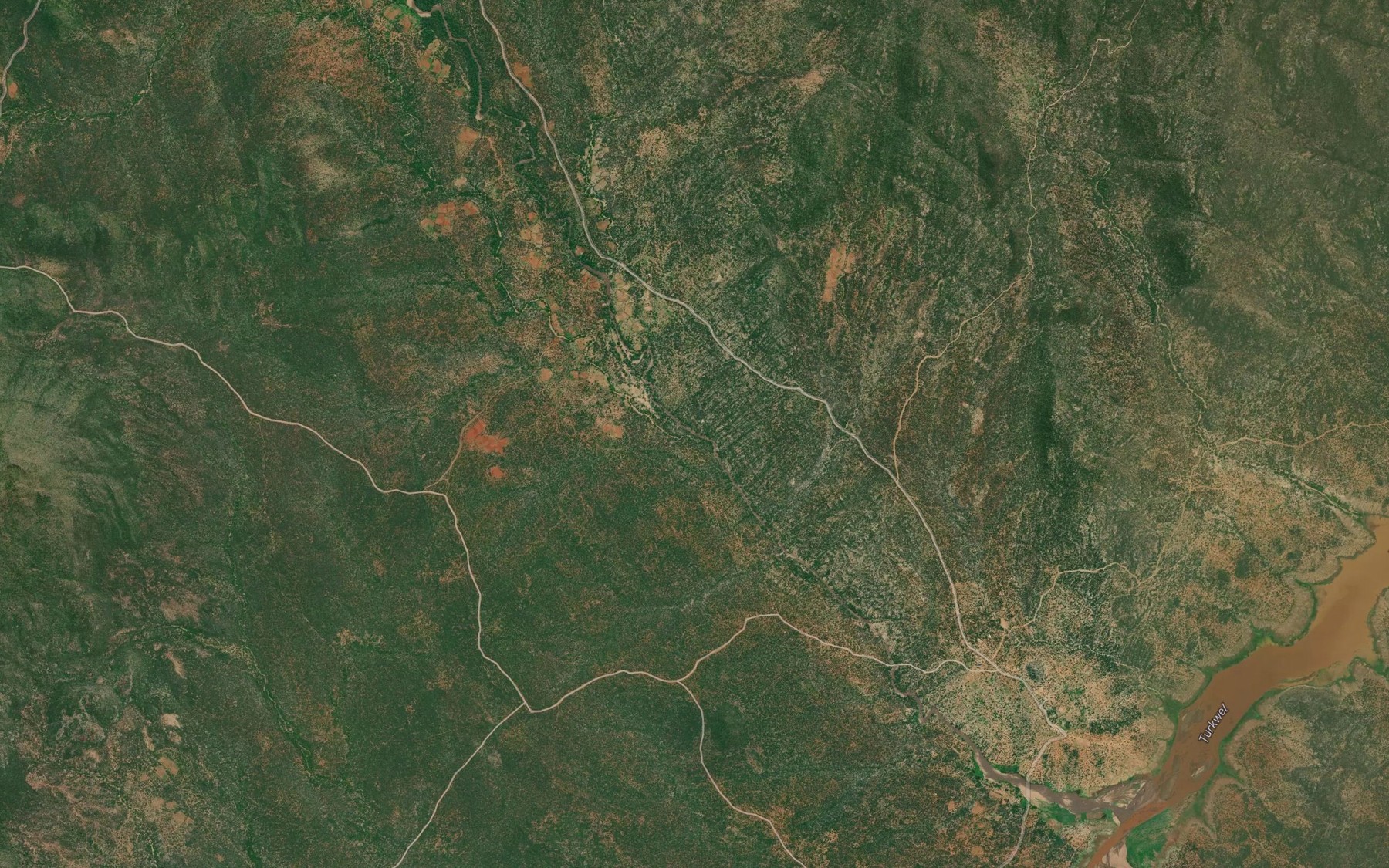 Satellite map of the Atead