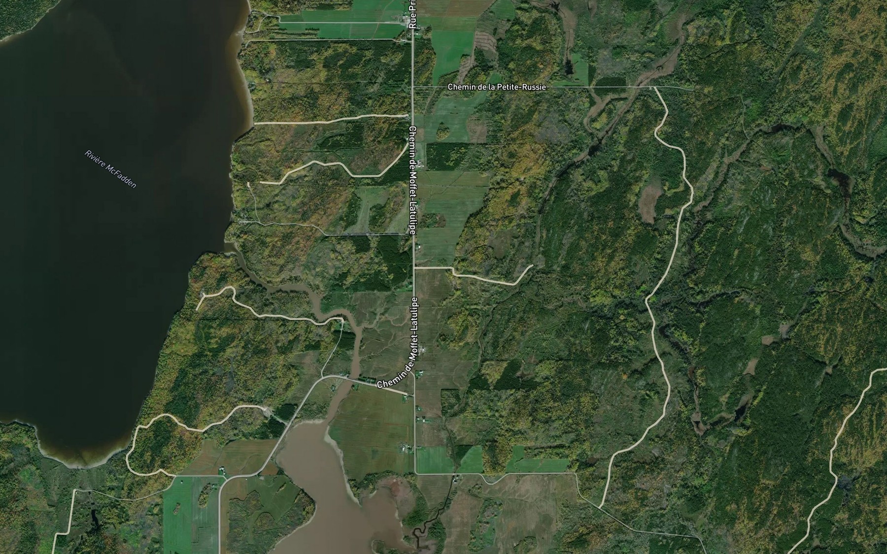 Satellite map of the Cours d'eau Grande Gaule