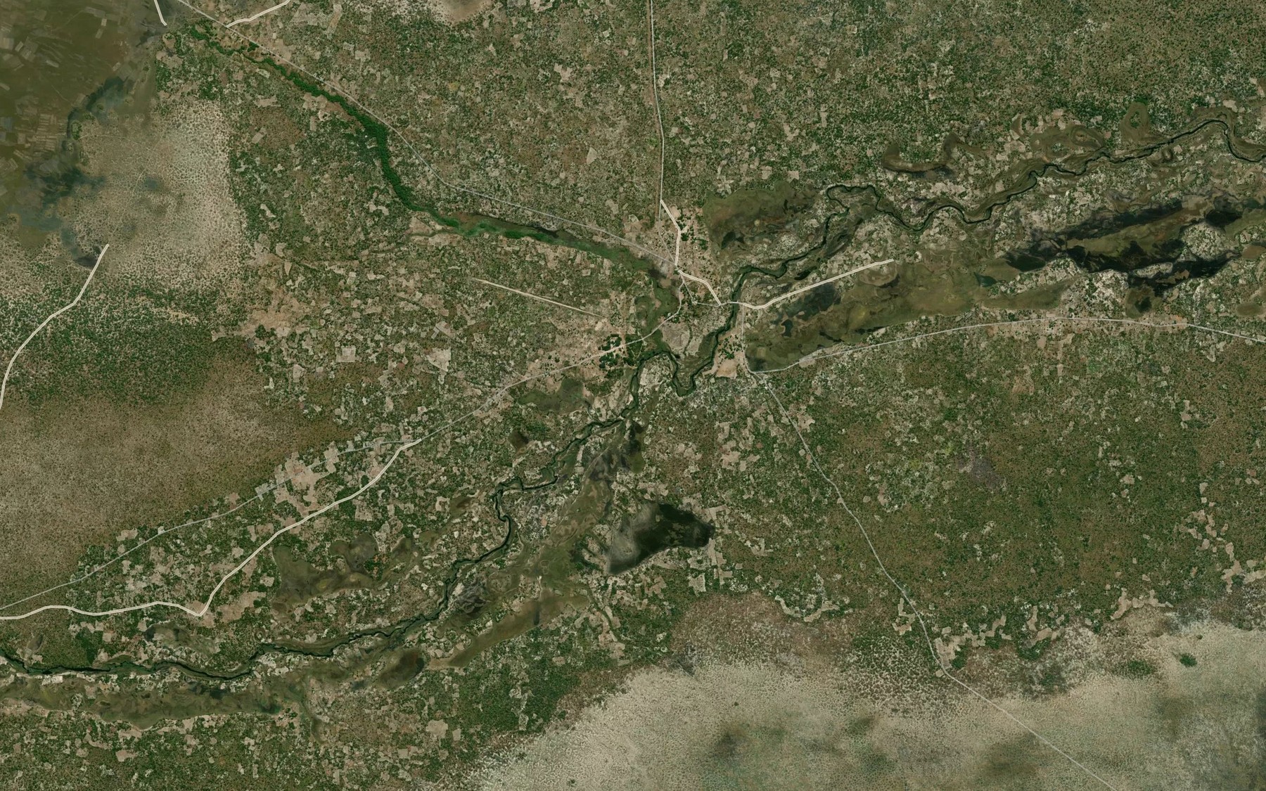 Satellite map of the Muyeke
