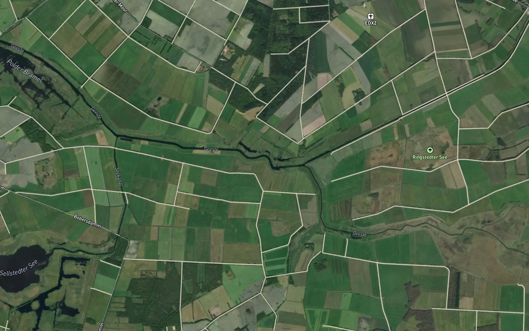 Satellite map of the Hempkuhle