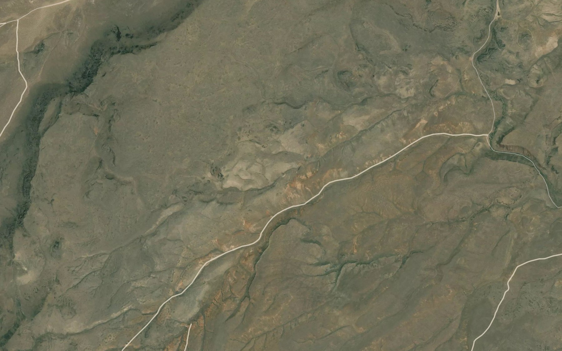 Satellite map of the Holmes Reservoir Number Two