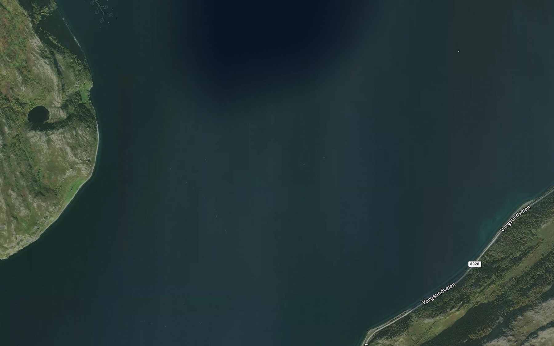 Satellite map of the Klakken