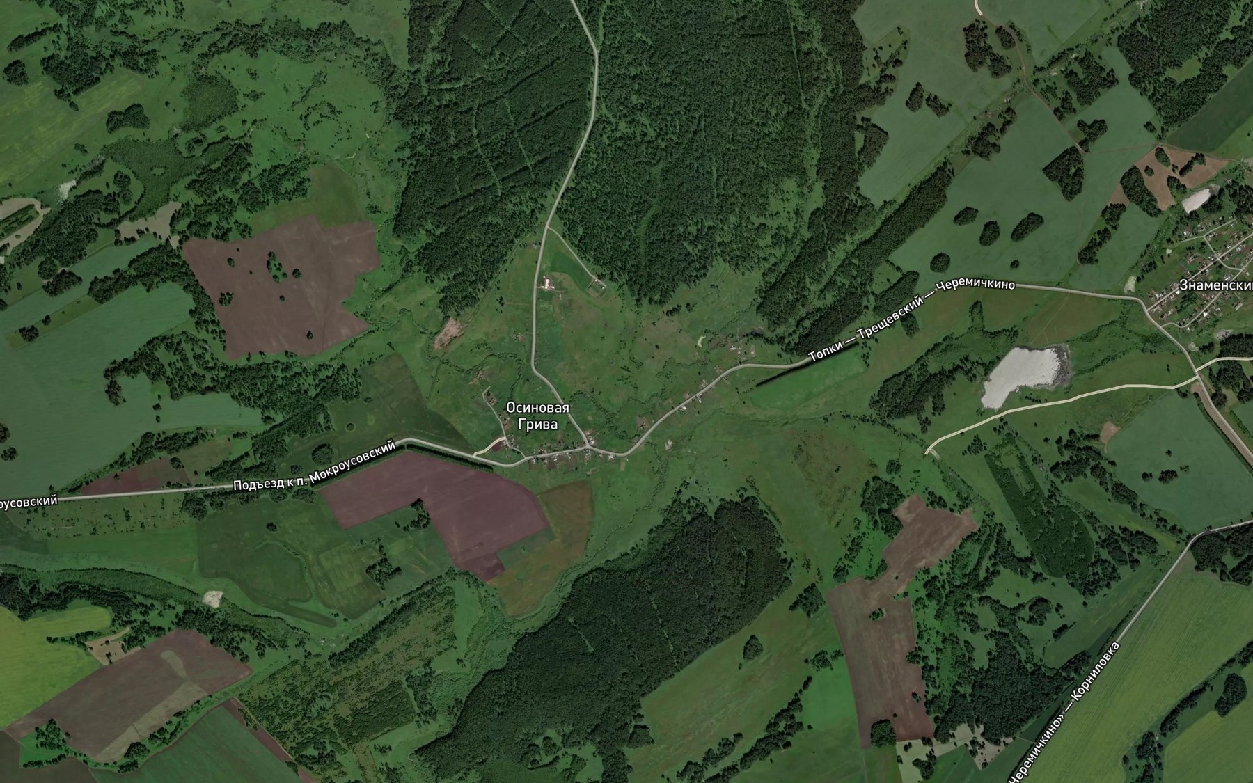 Satellite map of the Smolka Pervaya