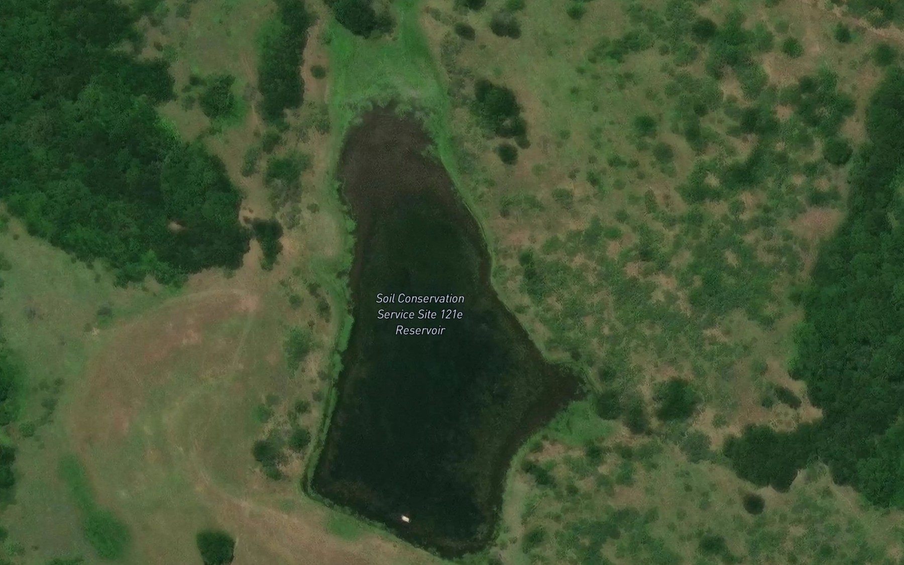 Satellite map of the Reservoir Number One Hundred Twentyone E
