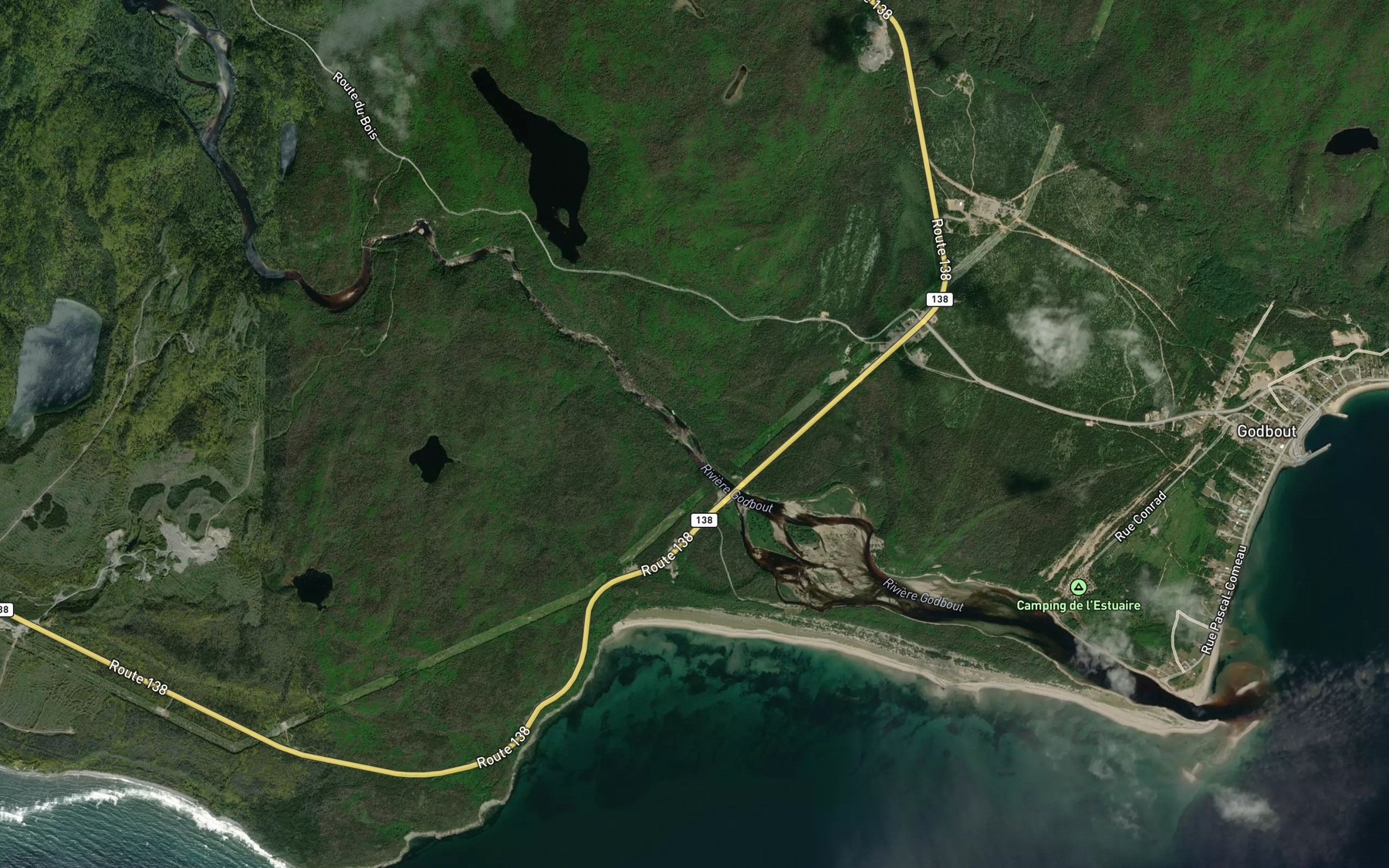 Satellite map of the Fosse Kate