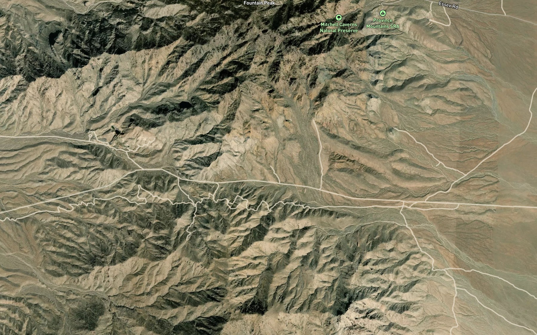 Satellite map of the Foshay Spring