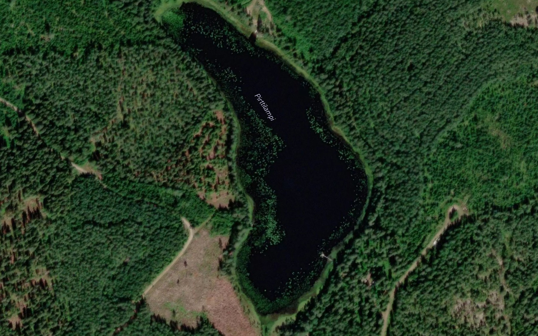 Satellite map of the Pirttilampi