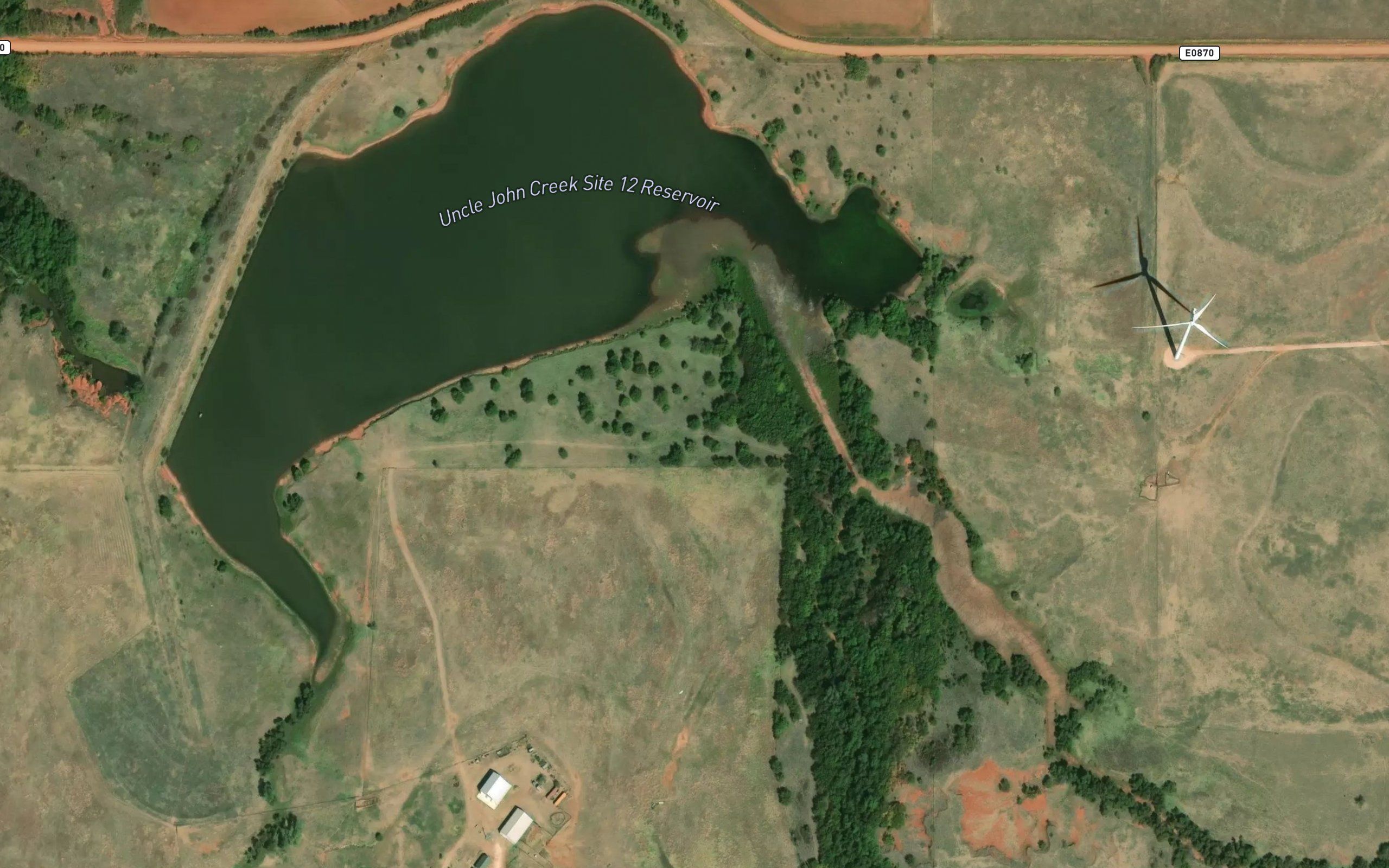 Uncle John Creek Site 12 Reservoir