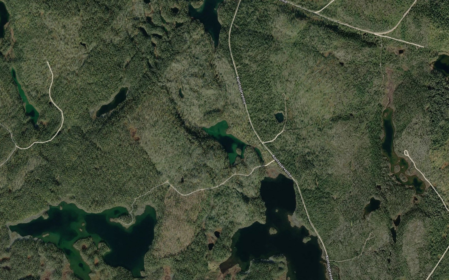 Satellite map of the Ylajarvi
