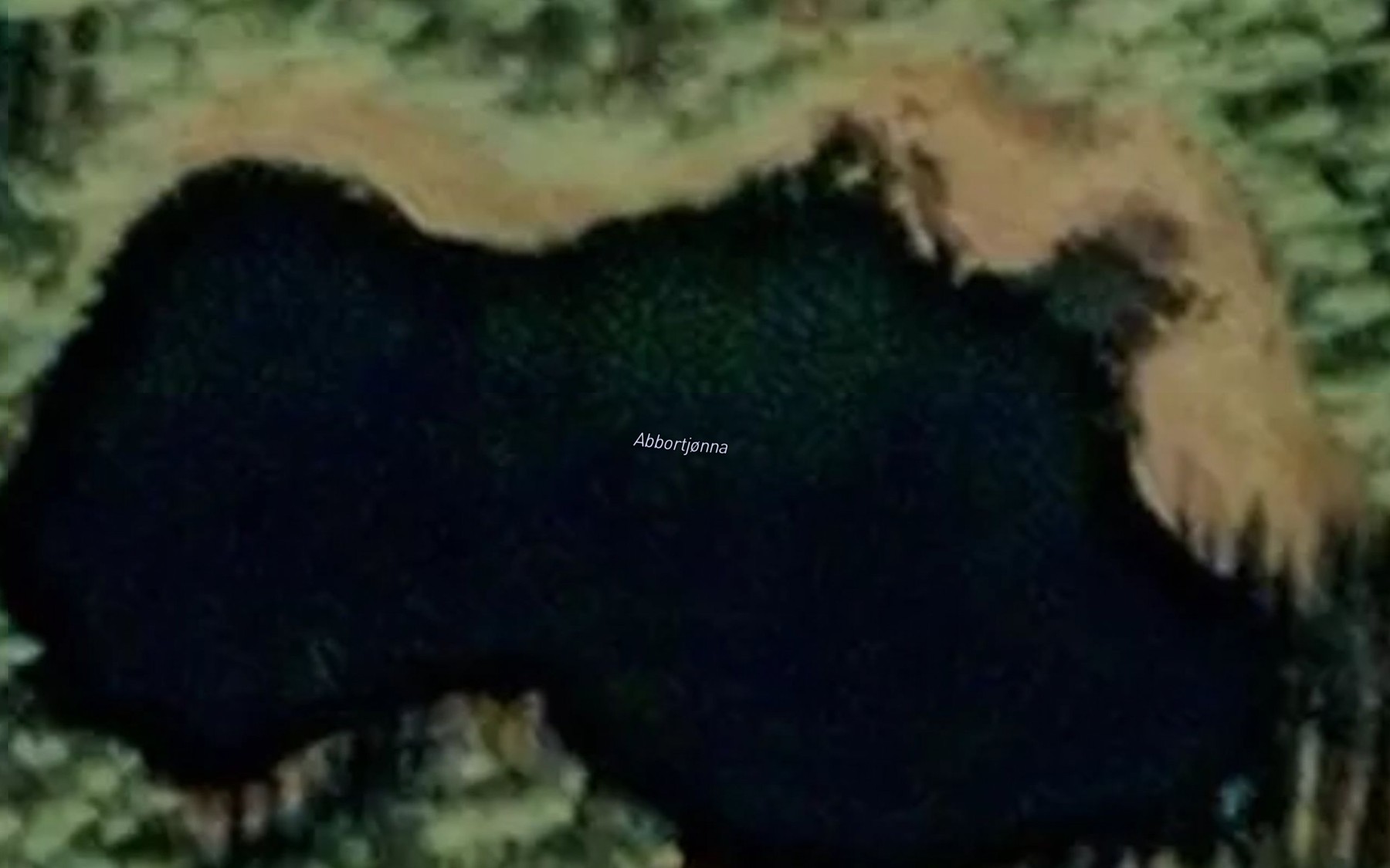 Satellite map of the Abbortjorna