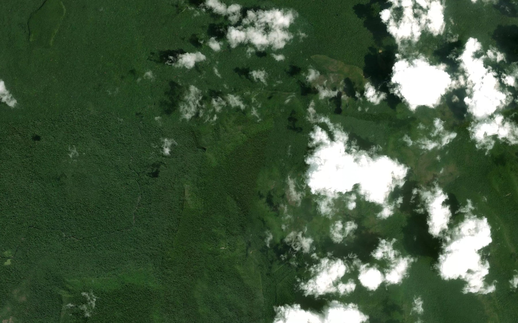Satellite map of the Cachoeira Ipaupixuna