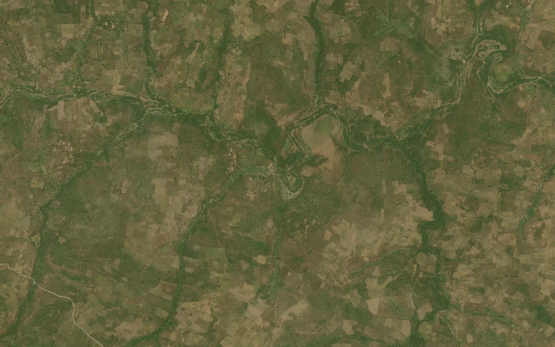 Satellite map of the River Yampukelu