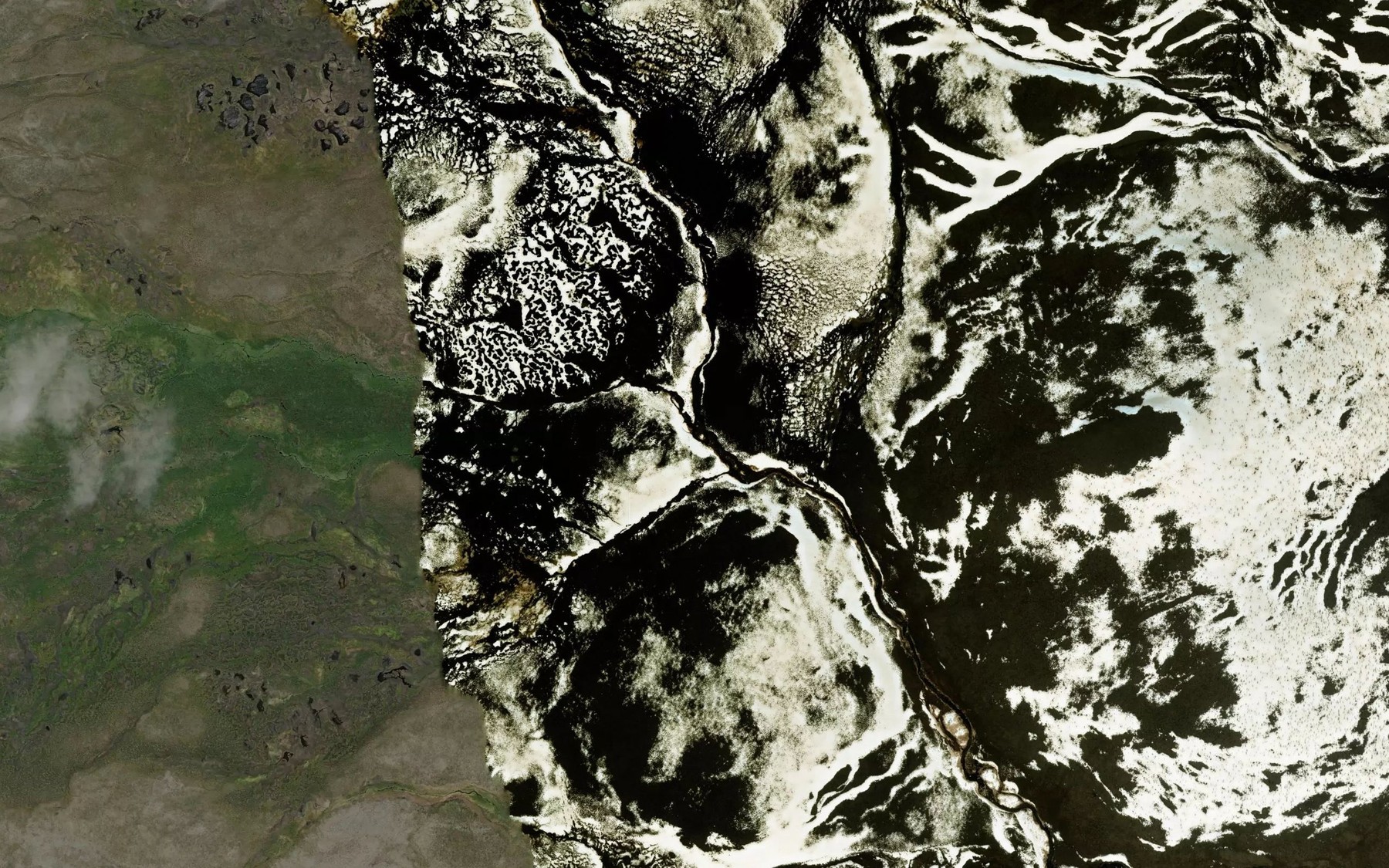 Satellite map of the Jovn Asllat-rohke Aja