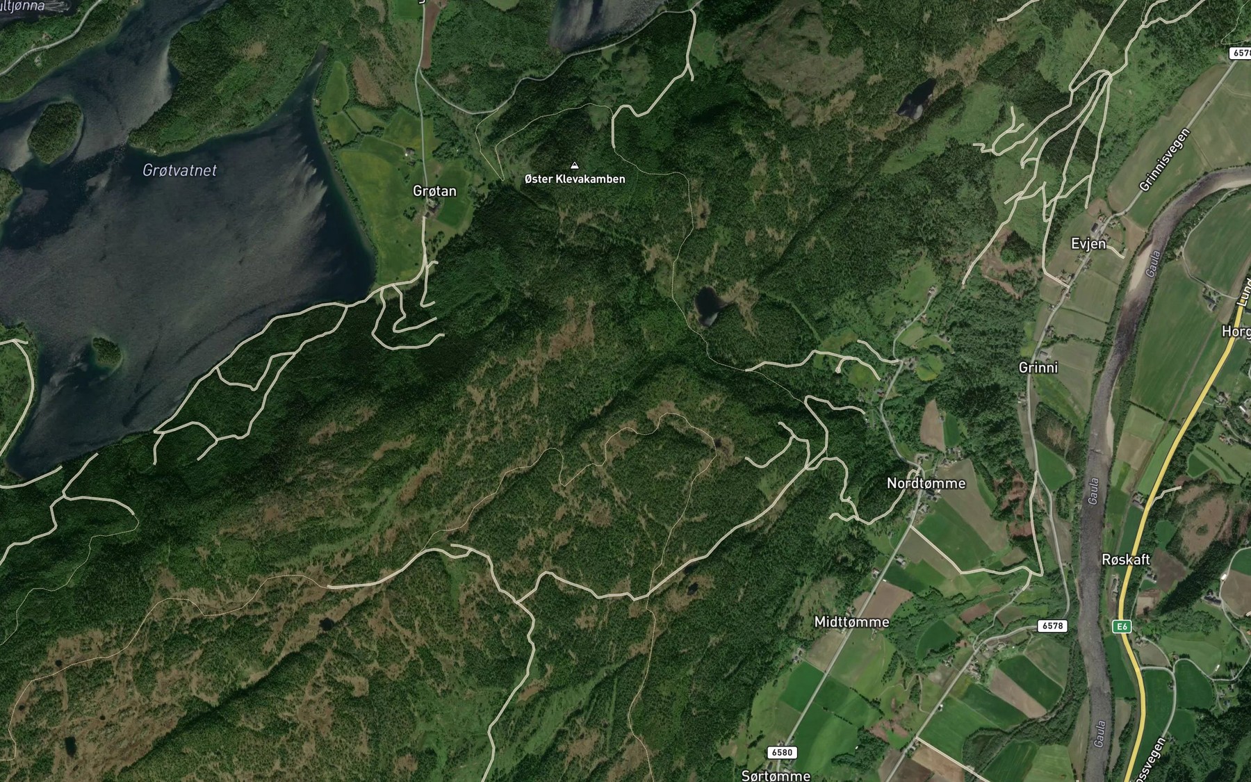 Satellite map of the Nodalsbekken