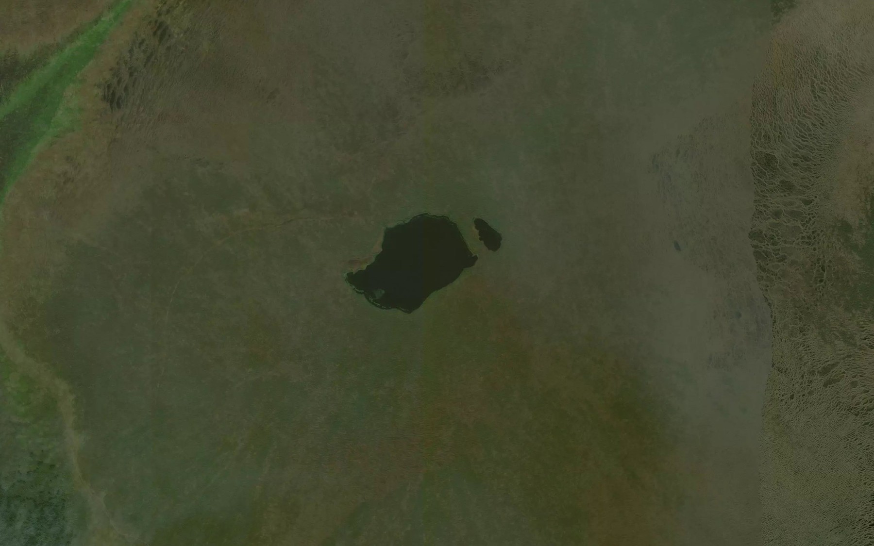Satellite map of the Ozero Anichkino