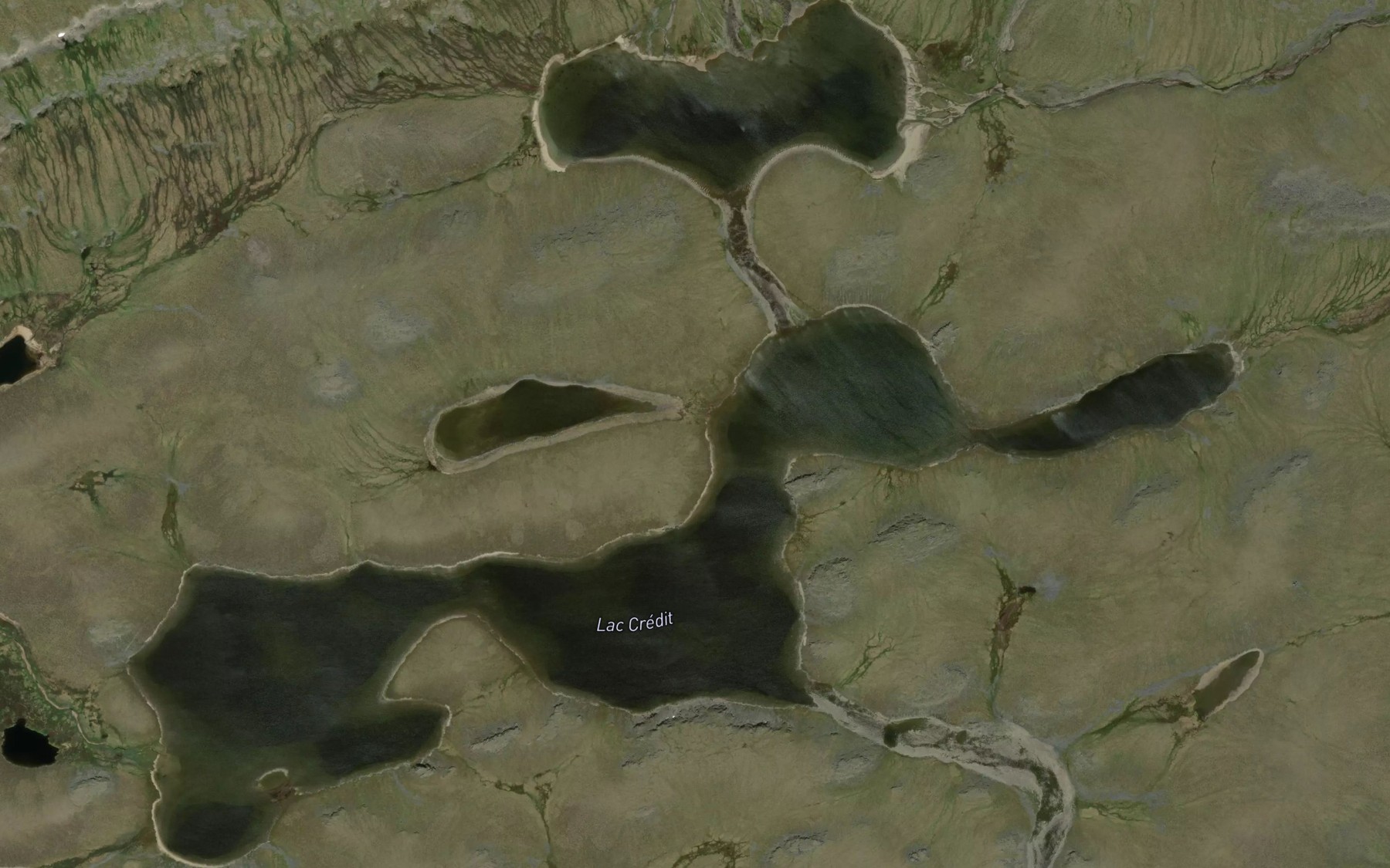 Satellite map of the Lac Credit