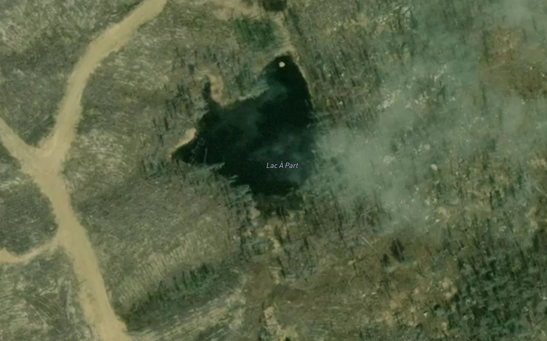 Satellite map of the Lac A Part
